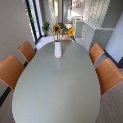 Oval Dining table & 6 chairs