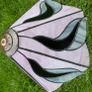 Vintage Tiffany style Stained Glass Light Shade 15" x 11" Image 2