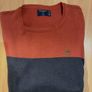 Navy and Red Jumper Size L Image 2