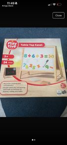 Children's table top easel