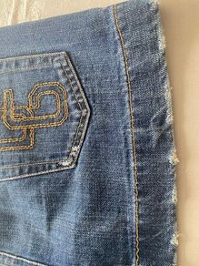 DOLCE & GABANNA Low Waist Denim Skirt. 90s! Perfect conditions.  IT size:44.