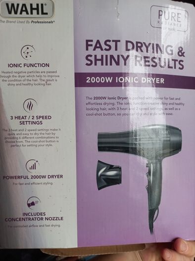 Wahl hair dryer. New.