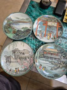 Vintage 1989 Imperial Jingdezhen Porcelain plates