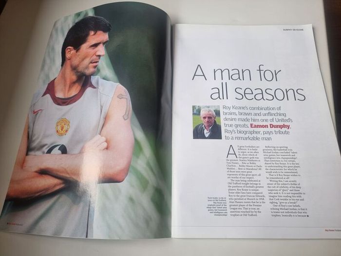 Roy Keane Testimonial. Official Souvenir programme