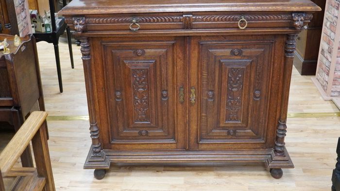 Belgian Oak Cabinet c.1890
