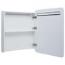 LED Bathroom Mirror Cabinet 68x9x80 cm Image 5