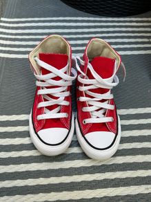 Kids Red Converse Uk12
