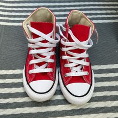 Kids Red Converse Uk12