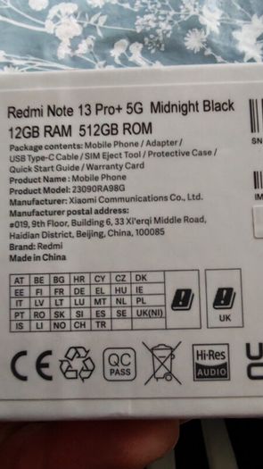Xiaomi Redmi Note 13 Pro+5G