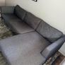 SOUL Broadway 2.5-Seater Sofa with Chaise Lounge in Grey Image 2