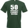 50 Officially A Grumpy Old Man T-Shirt, Funny 50th Birthday Gift Image 3