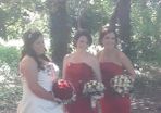 Burgendy Bridesmaids dresses for sale