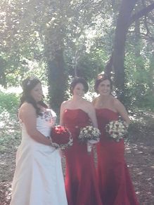 Burgendy Bridesmaids dresses for sale
