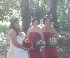 Burgendy Bridesmaids dresses for sale