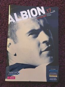 2006 WBA v Chelsea Programme