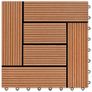 22 pcs Decking Tiles 30x30 cm 2 sqm WPC Black Image 4