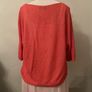 Pink/peach knit top. Size S/M Image 4
