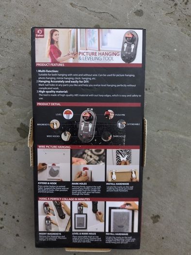 picture hanging leveling tool