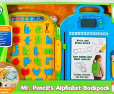 LeapFrog Toy Mr. Pencil's Alphabet Backpack