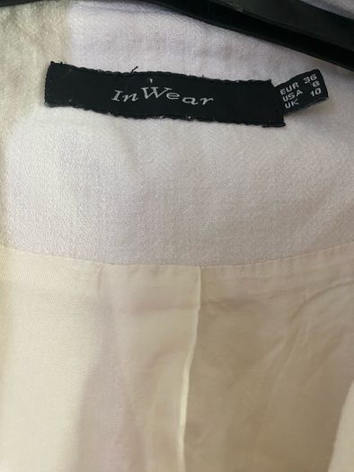 In Wear white cotton jacket