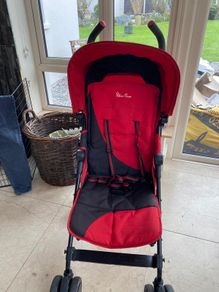 Silvercross Stroller with Foot Muff and Extendable Hood