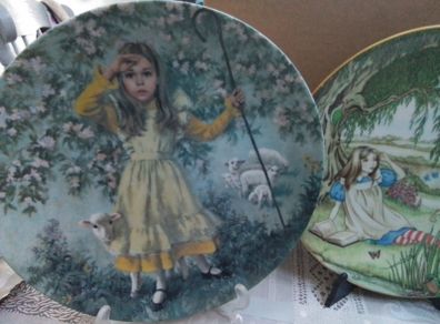 Three Nursery Themed Collectors Plates