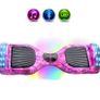 Purple Galaxy 6.5 inch  Hoverboard Bluetooth - FREE Bag Image 2
