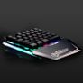 Gaming Keyboard RGB Backlit, 7KEYS 35 Keys Ergonomic Mini Keyboard with Wrist Rest, Half Keyboard for PC Gaming (Keypad) Image 3
