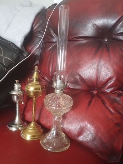 vintage oil lamps