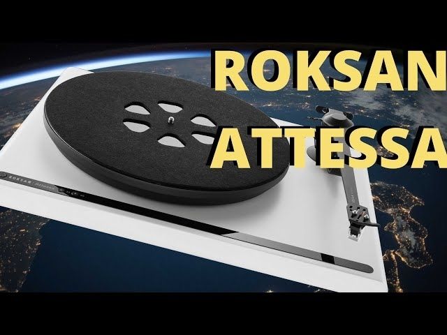 Rare Multy award winning Audiophile Quality Roksan Attessa Turntable ice White pristine condition Stunning bargain