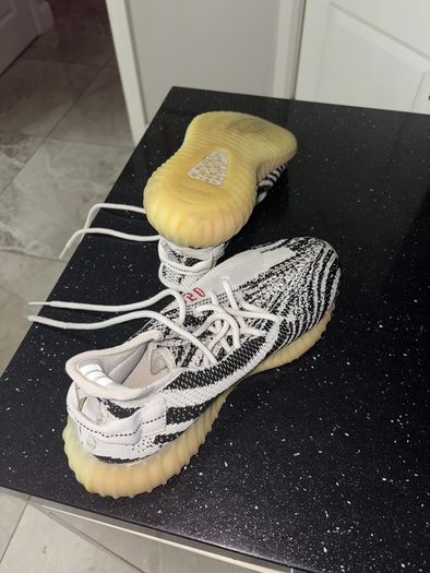 Zebra Yeezy 350