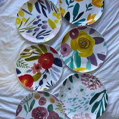17/18 Luxury Italian Porcelain Dinner Set - Villa d Este Acquerello 17pc -