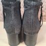 Women's Amy Huberman Bourbon Ankle Boots Heels Grey Leather Suede Size Uk 6 Eu 39 Image 8