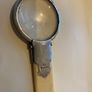silver magnifying glasses 1910 hallmark English Birmingham ivory handle Image 2