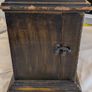 Wooden Clock Key Cabinet Quartz Rustic Storage Cupboard Distressed Image 5