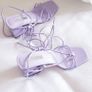 Block Heel Lace Up Lilac Sandal - Size 3 Image 2