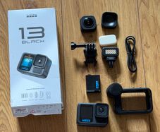 GoPro Hero 13 BOXED - with Media Mod plus ultra wide lens plus vlogging LED light