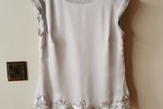 Silver sleeveless top (Oasis)
