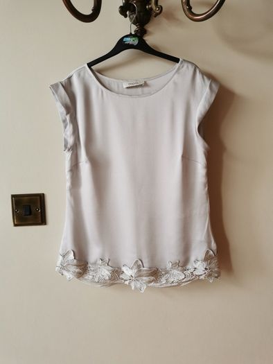 Silver sleeveless top (Oasis)