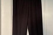 H&amp;M Black Tailored Twill Trousers size uk 4/6 (32)
