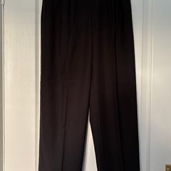 H&M Black Tailored Twill Trousers size uk 4/6 (32)