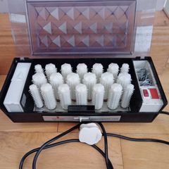 Vintage Carmen Heated Rollers / Hair Stiling Conditioning Curl/1970s