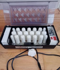 Vintage Carmen Heated Rollers / Hair Stiling Conditioning Curl/1970s