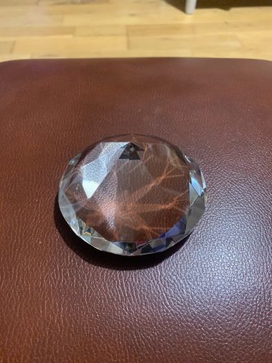 Crystal Diamond Paperweight