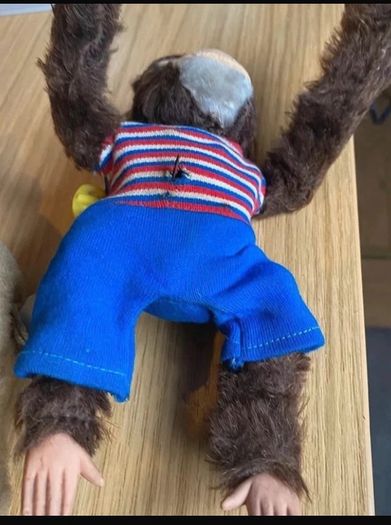 Vintage Max Carl West Germany Wind-Up Monkeys
