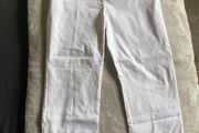 White Cropped trousers