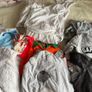 1 full bag of baby boy clothes from 0-3,3-6,6-9months with lots of FREEBIES (Nuby tub , play gym and water mat and baby cushion) Image 3