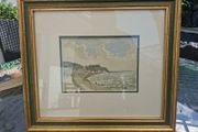 Beautiful Original framed Watercolour Painting Bray Head County Wicklow