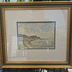 Beautiful Original framed Watercolour Paining Bray Head County Wicklow