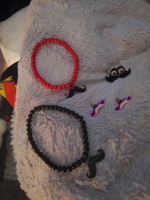 funky moustache jewellery
